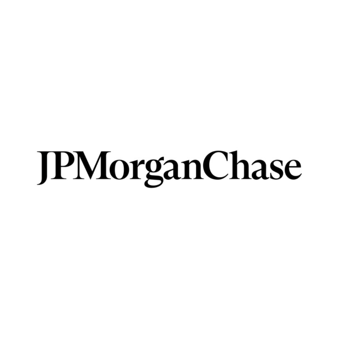 Logo with black text that reads "JPMorganChase" against a white background.