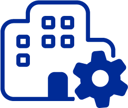 Assist Housing Icon with house and gear images.